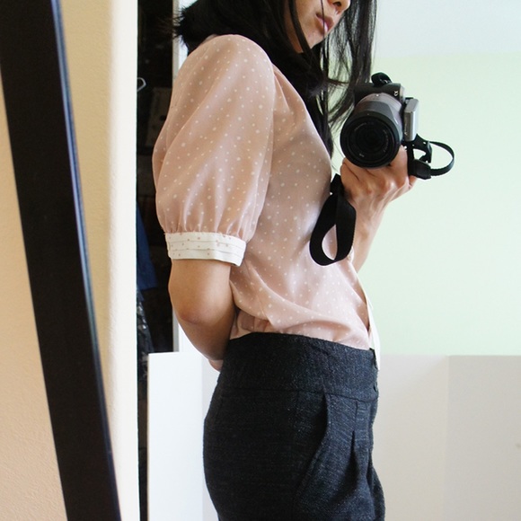 Jason Wu for Target Polka Dot Bow Blouse - Picture 2 of 6